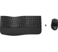 HP 680 Combo Tastiera e Mouse Wireless, 6 Tasti Programmabili, Sensore Ottico da 1200 dpi, Fino a 36 Mesi di Batteria per la Tastiera e 20 per il Mouse, Compatibile con Windows 11, Nera