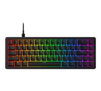 HyperX Origins 2 65 Tastiera Gaming RGB Hot-Swap 5 pin, 8000 Hz, Nero | Layout QWERTY Americano, più controllo in poco spazio per scrittura, lavoro e sessioni intense, con comfort e feeling stabile