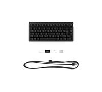 HyperX Alloy Rise 75, Tastiera Meccanica da Gaming Cablata, Illuminazione RGB, Telaio in Policarbonato, 80 Milioni di Pressioni Garantite, Cavo USB-C, 10 Dispositivi Collegabili, Layout Inglese, Nera