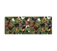Tastiera in gomma 30,5 x 80 cm WHJDPP Farm Animal Pattern morbido e spesso per proteggere la scrivania per ufficio computer studio