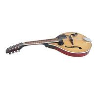 Tastiera In Palissandro Con Top In Compensato Di Abete Rosso Mandolino Elettroacustico Color Legno A 8 Corde Con Custodia