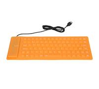 Tastiera in Silicone, Tastiera Arrotolabile Leggera Portatile Silenziosa Morbida e Confortevole Tastiera in Silicone Cablata USB Tastiera in Silicone Tastiera in Gomma Dal Design