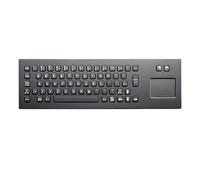 Tastiera industriale nera del metallo del supporto di pannello con il chiosco dell'acciaio inossidabile del touchpad per uso pubblico
