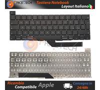 Tastiera ITA Keyboard ITALIANA per Apple MacBook Pro touchbar A2141 anno 2019