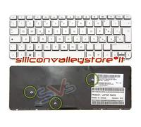 Tastiera ITA Silver con Frame HP Mini 210-2003ED, 210-2003ER, 210-2003SA