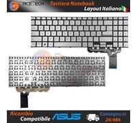 Tastiera Italiana ASUS Vivobook GO 15 E1504 E1504GA E1504F E1504FA Silver