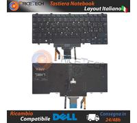Tastiera Italiana DELL Latitude 5491 Retroill. Con Trackpoint - Vers. Dual Point
