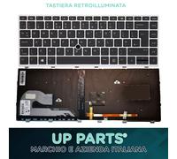 Tastiera Italiana Retroilluminata HP Frame Silver per Notebook EliteBook 840 G6