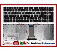 Tastiera Italiana Lenovo Frame Silver Ideapad G51-35 E51-80 G70-35 M50-70 M50-80