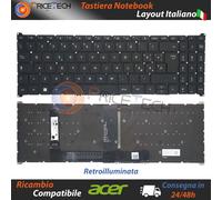Tastiera Italiana Notebook ACER A515-58 N22Q25 A315-510P N23H4 Retroilluminata