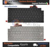 Tastiera italiana Notebook Apple Macbook Air 13" A2681 M2 2022 Retroilluminata