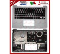 Tastiera Italiana Palmrest Cover Top Case ASUS X201E F201E R201E (Silver)