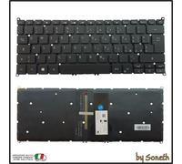 TASTIERA ITALIANA PER ACER SWIFT 3 SF314-511-51KS NERA RETROILLUMINATA