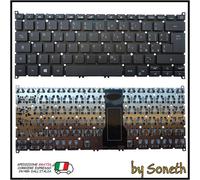 TASTIERA ITALIANA PER ACER SWIFT 3X SF314-510G SF314-510G-764Z NERA SENZA FRAME