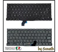 TASTIERA ITALIANA PER APPLE MACBOOK PRO A1502 NERA OK PER RETROILLUMINAZIONE