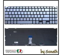TASTIERA ITALIANA PER ASUS NSK-WV3BU NSK-WV2LN SILVER RETROILLUMINATA