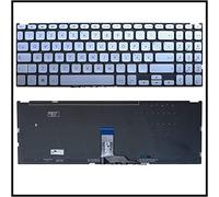 Tastiera Italiana per ASUS P1504JA P1504UA R564DA R564FA Silver RETROILLUMINATA