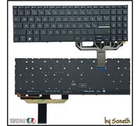 TASTIERA ITALIANA PER ASUS VIVOBOOK 15 M1502YA-NJ125W NERA RETROILLUMINATA