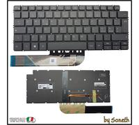 TASTIERA ITALIANA PER DELL LATITUDE 13 3301 3311 3410 E3410 NERA RETROILLUMINATA