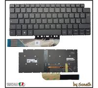TASTIERA ITALIANA PER DELL LATITUDE 13 3301 3311 3410 E3410 NERA RETROILLUMINATA