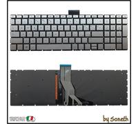 TASTIERA ITALIANA PER HP 15S-FQ5072NL 15S-FQ5073NL RETROILLUMINATA SILVER