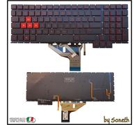 TASTIERA ITALIANA PER HP OMEN 15-CE014NL 15-CE018NL ROSSA RETROILLUMINATA