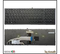 TASTIERA ITALIANA PER HP PK131C31A28 848311-061 NERA RETROILLUMINATA POINTSTICK