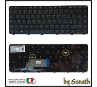 TASTIERA ITALIANA PER HP PROBOOK 445 G3 G4, 446 G3 G4 NERA CON FRAME NERO