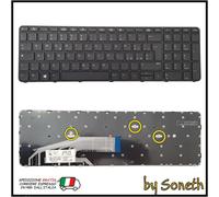 TASTIERA ITALIANA PER HP PROBOOK 470 G3 470 G4 NERA CON FRAME NERO