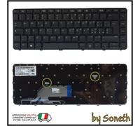 TASTIERA ITALIANA PER HP PROBOOK 640 G2 G3 645 G2 G3 840 G3 NERA FRAME NERO