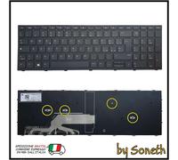 TASTIERA ITALIANA PER HP PROBOOK 650 G4 650 G5 NERA CON FRAME
