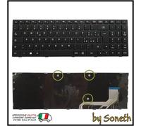 TASTIERA ITALIANA PER LENOVO IDEAPAD B50-10 80QR NERA CON FRAME NERO