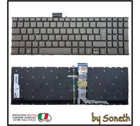 TASTIERA ITALIANA PER LENOVO LOQ ESSENTIAL 15IAX9E 83LK GRIGIA RETROILLUMINATA