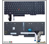 TASTIERA ITALIANA PER LENOVO THINKPAD P72 20MB 20MC NERA RETROILLUMINATA