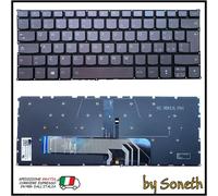 TASTIERA ITALIANA PER LENOVO YOGA 730-13IKB 730-13IWL GRIGIA RETROILLUMINATA