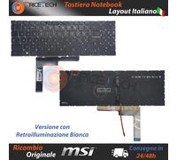 Tastiera Italiana per MSI Creator Z16 HX Studio A13VETA(MS-15G3) Retroilluminata