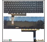 TASTIERA ITALIANA PER MSI RAIDER GE76 12UGS 12UGS-287IT NERA RETROILLUMINATA RGB
