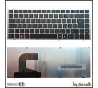 TASTIERA ITALIANA PER SONY VAIO AFGD3I00030 AEGD3I00010 NERA FRAME SILVER