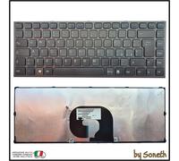 TASTIERA ITALIANA PER SONY VAIO VPC-Y VPC-Y118 NERA FRAME NERO