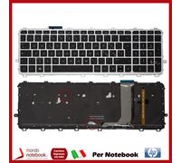 Tastiera Italiana Retroilluminata HP Envy 15-J 17-J M7-J Series (FRAME SILVER)