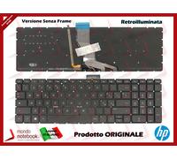 Tastiera Italiana Retroilluminata HP Pavilion no-frame 15-ab117TU 15-BC006NL