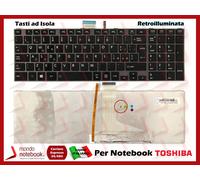 Tastiera Italiana Retroilluminata TOSHIBA Satellite 603780077712 0KN0-ZW2IT22