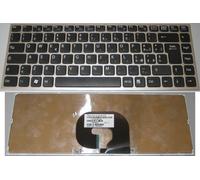 Tastiera italiana silver con tastiera nera compatibile con Sony PCG-41112M VPCY
