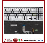 Tastiera Italiana Silver Retroilluminata per ASUS Vivobook 0KN1-BB1IT13