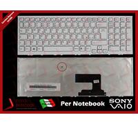 Tastiera italiana bianca compatibile con SONY VPC-EH Serie completa di frame