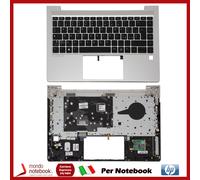 Tastiera Italiana Top Case Retroilluminata ORIGINALE HP ELITEBOOK 640 G9 Silver