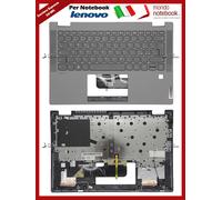 Tastiera Italiana Top Case Silver Fingerprint V1 ORIGINALE LENOVO 5CB0Y85492