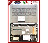 Tastiera Italiana Top Case Silver Retroilluminata ORIGINALE ASUS 90NB00K1-R31IT0