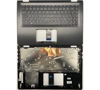 Tastiera italiana TOPCASE per Lenovo Yoga 500-14 500-14IBD CON PALMREST NERO