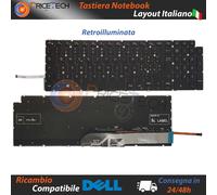 Tastiera Keyboard ITALIANA ORIGINALE per DELL Inspiron 15 5591 5598 5593 5584